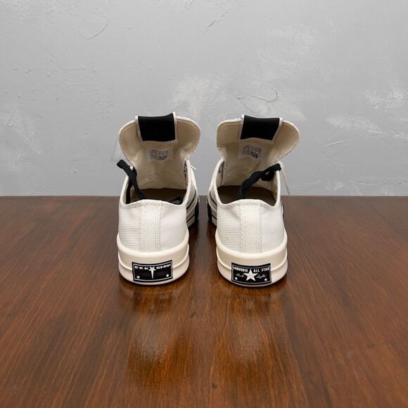 NIB Rick Owens x Converse Turbodrk Chuck 70 Sneakers 172345C Men's 10, EU 44 NEW - Picture 5 of 10